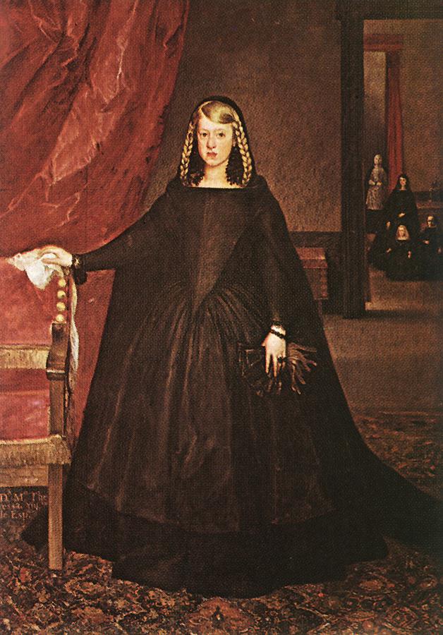 MAZO, Juan Bautista Martinez del The Empress Dona Margarita de Austria in Mourning Dress h